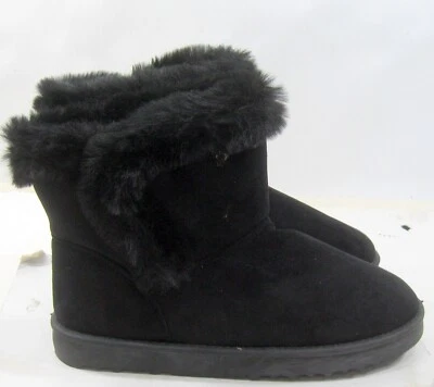 Nuevos Botines Planos de Invierno Negros MUJERES Talla 6.5 Foto 1 de 4