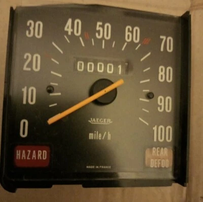 NOS - Vintage MK1 Renault 5 Speedometer -  1970s - Image 1 of 4