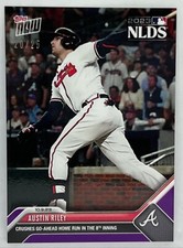 2023 Topps Now #985 Austin Riley Atlanta Braves NLDS PURPLE Parallel 20/25