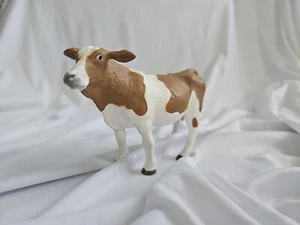 Holstein Cow Terra by Battat Farm Animal Brown And White Cow Toy Figure - Picture 1 of 6