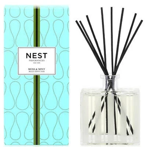 NEST New York Fragrances Reed Diffuser- Moss & Mint, 5.9 fl oz, New - Picture 1 of 9