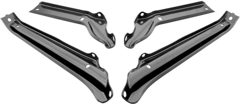 RestoParts 4 Piece Front Bumper Bracket Set For 1966 Chevelle and El Camino - Image 1 of 3