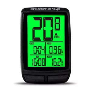 Kabellos Funk Fahrradcomputer ，LCD Fahrrad Tachometer Radfahren Kilometerzähler - Bild 1 von 16