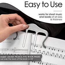 Music Sheet Clip Mini Replacement Heavy Duty Piano Score Music Page Holder Metal
