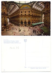 104505 - Milán - Galleria Vittorio Emanuele - Postal, fecha 12.6.1972 - Imagen 1 de 1