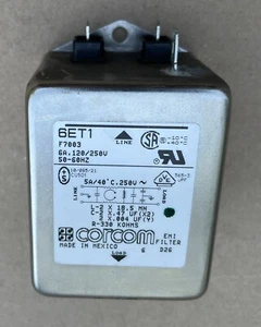 Corcom Entstörfilter 6ET1 F7003 Single Phase EMI Filter 6A 120/250V Netzfilter - Bild 1 von 3