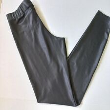 Noisy May Size Small Tall Faux Leather Look Leggings Black Extra Long 