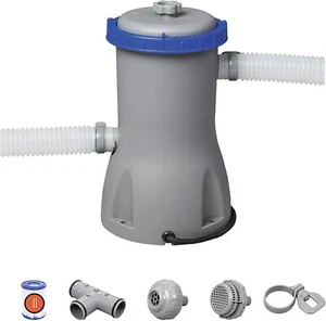 800gal Flowclear Bestway Filter Pump Pools Up To 12ft - 32mm FITTINGS INCLUDED - Picture 1 of 5