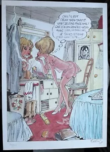 WALTHÉRY NATACHA GRANDE ILLUSTRATION N°/S 500 EX 50 x 70 1990 EN EXCELLENT ÉTAT - Imagen 1 de 6