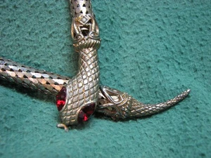 Schönes 20" Schlangenhalsband Halskette Silber Mesh UNGLAUBLICHE QUALITÄT wie abgebildet - Bild 1 von 9