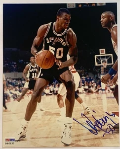 David Robinson signed Photo Spurs basketball 8x10 psa dna - Picture 1 of 9