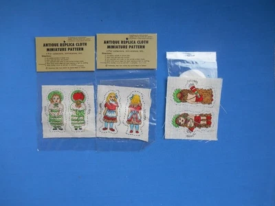 De colección. Shackman 3 kits de miniatura de tela réplica antigua niña, Alicia, indio Foto 1 de 2