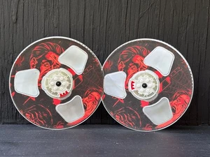 Custom VHS "Maniacal Red" Spools - Tape Parts 📼 Spool Swap Supplies - Picture 1 of 6