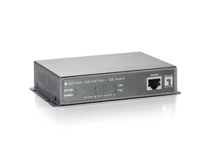 Level One GEP-0520 4-Port Gigabit PoE mit 1-Port Desktop Switch (inkl. Power Ada - Photo 1/8