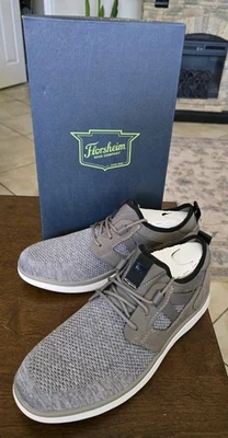 Кроссовки мужские Florsheim Venture вязаные с плоским носком на шнуровке серые ширина 7  - Изображение 1 из 4