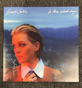Brandi Carlile Folk Signed Autographed In These Silent Days VINYL Album Cover - Picture 1 of 1