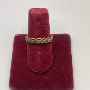 Vintage Signed Solid Copper Ring - Picture 1 of 10