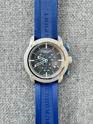 博柏利运动手表 Bu7711 蓝色 — 第 1/4 张图片