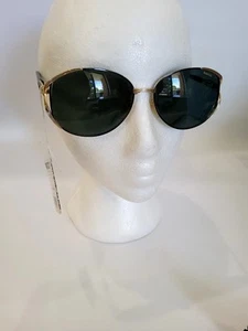 Vintage Polaroid Glarefoil Sunglasses.  Gold Metal Frame - Bild 1 von 6