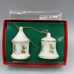 Vintage Coalport Glocke & Laterne Bone China Weihnachtsschmuck OVP - Bild 1 von 11