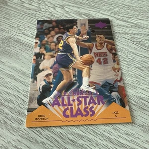 1995-96 UPPER DECK BASKETBALL NBA ALL STAR CLASS JOHN STOCKTON # AS23 - Picture 1 of 4