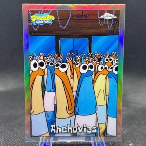 2025 Topps Chrome SpongeBob Anchovies Refractor #105 - Picture 1 of 2