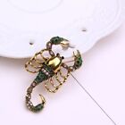 Scorpion Diamond Insect Brooch Enamel Pin Metal Jewelry Gifts Rhinestone Broches
