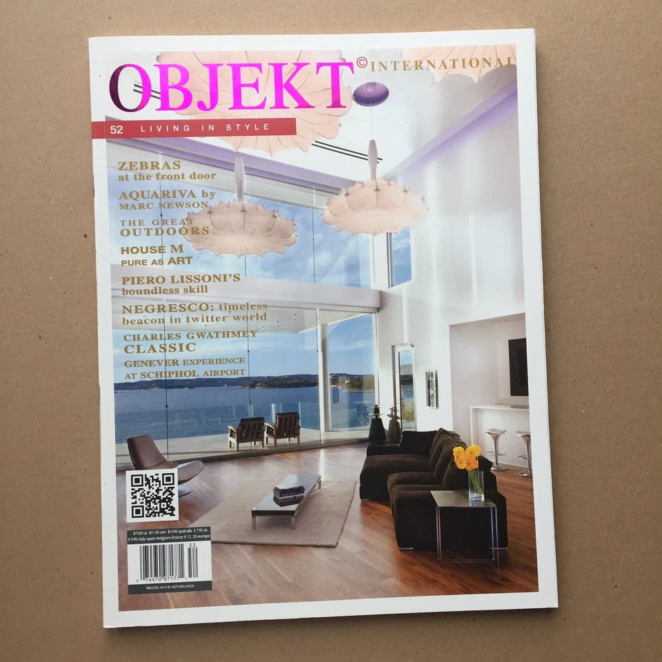 OBJEKT INTERNATIONAL MAGAZINE #52 LIVING IN STYLE WINTER 2010 - Image 1 of 1