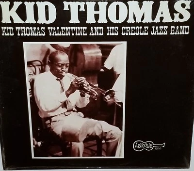 KID THOMAS VALENTINE SEALED LP JAZZ BAND CREOLE ARHOOLE RECORDS JAZZ MINT BLUES - Image 1 of 4