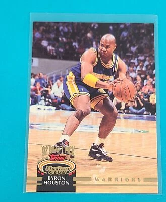 1992-93 Stadium Club Byron Houston Basketball Card - Bargain Bin 50% Off 6+ 2B - Image 1 of 2