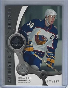 2005-06 SP Game Used #109 Braydon Coburn Rookie Card - Picture 1 of 2