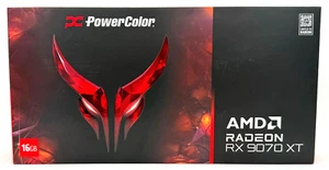 Nuevo PowerColor Rojo Devil Rx 9070 XT AMD 16GB GDDR6 Pcie 5.0 Gráficas Card Gpu - Imagen 1 de 1