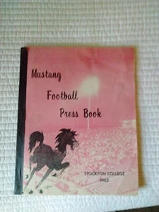 Vintage Mustang Football Press Book.Stockton Collage 1962. - Picture 1 of 12
