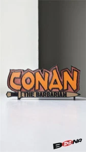 CONAN THE BARBARIAN logo display MARVEL Beena Studio - Picture 1 of 5