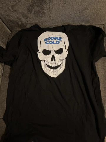 WWE Austin 3:16 Stone Cold Steve Austin SKULL Wrestling T-Shirt Black Men’s XL Cover