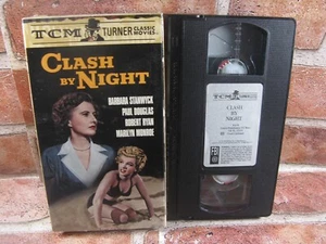 Clash By Night VHS Marilyn Monroe, Barbara Stanwyck, Paul Douglas Movie - Imagen 1 de 7