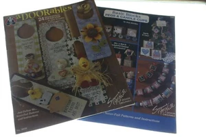 Set of Two Craft Books Doorables & Basic Blocks, Pegs & Candle Cups GUC Free Shi - Picture 1 of 4