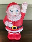 Vintage Sanitoy Rubber Squeak Toy Santa Claus Christmas 8" Made in USA