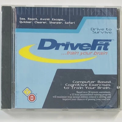 DRIVE FIT CD Young Drivers Computer Based Cognitive Exercises Train Your Brain - Image 1 of 2