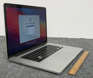 Apple MacBook Pro A1398 MGXA2LL/A 2014 2K 15.4" Laptop i7-4770HQ 16GB RAM 256GB - Picture 1 of 6