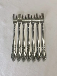 Menge 7 Nordland Edelstahl Korea Cocktail Meeresfrüchte Austern Gabeln Royal Ballade - Bild 1 von 6