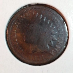 1871   Good  Indian Head Cent   Nice Coin  - Picture 1 of 2