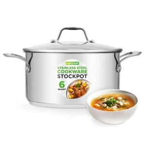 1 Nutrichef NCSP6 Topf Edelstahl Durchmesser 25 cm hypoallergisch - Bild 1 von 7
