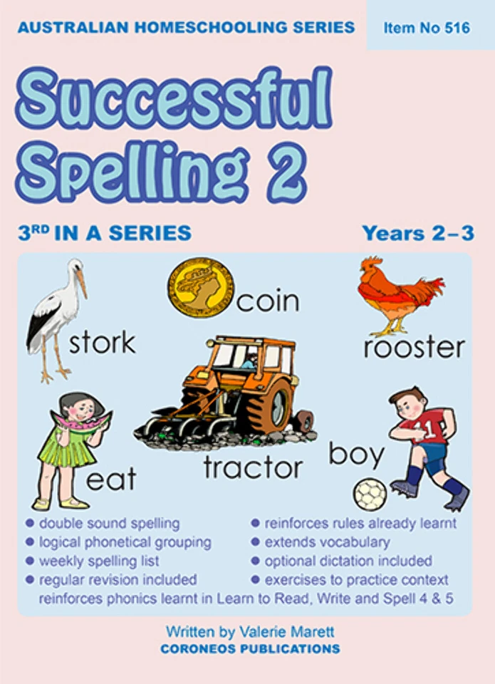 Successful Spelling 2 (Australian Homeschooling Series) (Item no. 516) - image 1 of 1