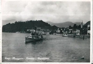 lm 166 1954 LAVENO LAGO MAGGIORE (Varese) - BATTELLI - VG  Ed. Reggiori Laveno - Imagen 1 de 1