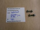 300635, 19-136 OMC Johnson 1954 3hp Outboard JW-10 bolt and nut (2) T21