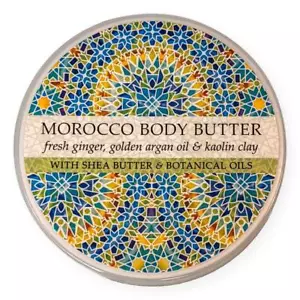 Greenwich Bay 8 oz Destination Body Butter - MOROCCO - Ginger & Argan Oil - Picture 1 of 3