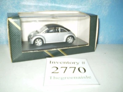 NEW 1994 Detail Cars Platinum Art. 266 Gray Volkswagen Concept 1 New Beetle Bug - Image 1 of 4