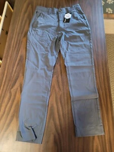Men‘s Dress Pants Slim Fit Stretch Waterproof Reflective Golf, & Hiking Trousers - Picture 1 of 12