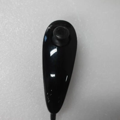 Nintendo Wii Black Nunchuck Controller (Official - OEM) RVL-004 - Image 1 of 4